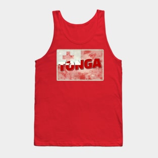 Tonga vintage style retro souvenir Tank Top